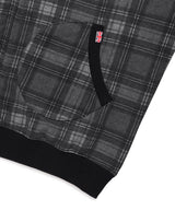 STUD UNION JACK ZIP UP HOODIE BLACK(CV2FFUM480A)