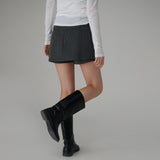 [Frisen] Stripe Mini Skirt Pants - 2 colors