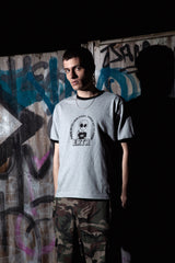 エイリアンリンガー1/2Tシャツ　グレー/ブラック