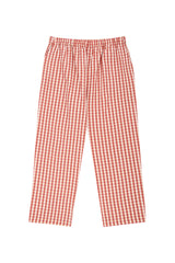 PRS Red Check Pajama Long Pants Set-up