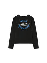 SCOOP NECK L/S BLACK