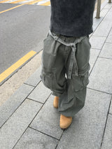 Urban Belted Cargo Pants 3C