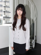 ピンドットシャツ (GREY)