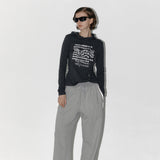 Span skinny hoody Charcoal