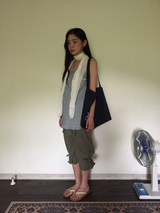 Ethnic Shirred Sleeveless (3color)