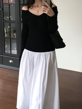 Rubin off-shoulder knitwear (2 colors)