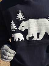 Polar Bear Fleece Dye Hoodie 3C