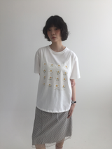 ドットトールミディスカート (2color)