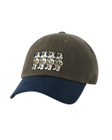 26SS AC ベア刺繍ツートーンボールキャップ