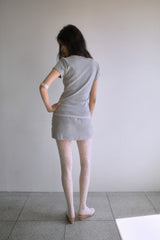 26SS★ レーストリムVネックTシャツ