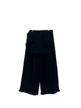 frill wrap skirt pants