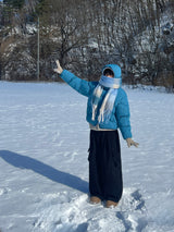 Blue Bear Hooded Padding (4 Colors)