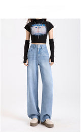 Lyocell Lightweight Wide Leg Denim Pants