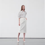 MIDI DENIM SKIRTS 