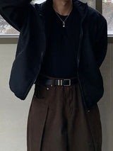 Fleece Lined High Neck Windbreaker