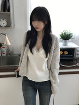 cable cardigan (2 colors)