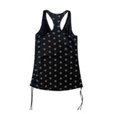 DRAPPING HALTERNECK SLEEVELESS_DOTS