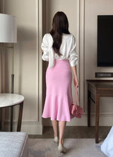 Nezu Span Slit Mermaid Skirt