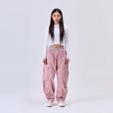 Logo Crop Hoodie White