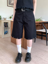 STUD BERMUDA PANTS (2C)