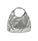 Punching Stud Glossy Shoulder Bag