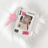 oab pvc pouch / photo card clear pocket