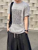 スクエアフレームレタリング半袖Tシャツ 3C