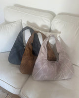 Formu Croissant Seam Leather Hobo Shoulder Bag