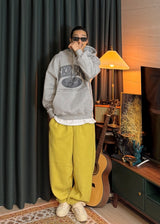 Couple Winter Cropped Fleece Hoodie 4COLOR