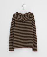 [unisex] Killshud Button Stripe Hoodie