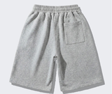 Balloon Curved Sweat Bermuda Pants Gray Horse