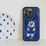 Bubble Gum epoxy bumper smartphone case(Denim black)
