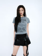 HEARTBREAKERS CLUB TSHIRTS [KHAKI]