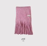 #Fluffy Hairy Wide Scarf Muffler (11color)