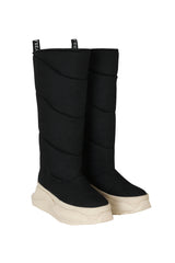 PUFFER HIGH BOOTS BLACK