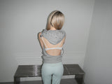 puching backless hoodie(3 color) 