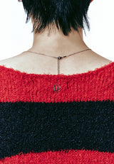 25FW★ [LANARCH] Destroyed Stripe Knit