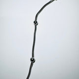 [Babyzoo] Simple ball snake chain necklace