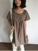 Linne pintuck dress (3color)