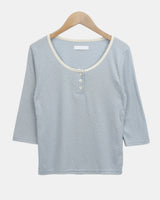 Seon Star Pattern 7-Sleeve T-Shirt