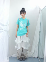 airy chiffon layered skirt