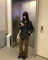 [ORIGINAL] アイン ストライプ オーバーサイズ シャツ