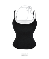ダイアレースレイヤードキャミソール (4color)