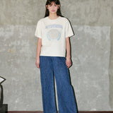 Graphic Towel Tee Ivory
