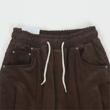 Cozy Golden One-Tuck Pants