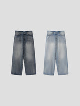 Bake Washed Embo Denim
