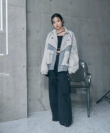UNISEX パイピングトラックブルゾン