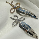 Kira kira ribbon hair pin (2color)