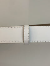 White Square Belt