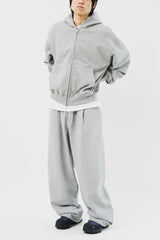 Jeff Cropped Zip Hoodie (3color)